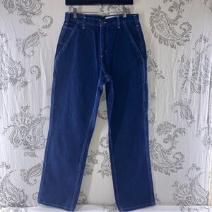 CARHARTT Dungarees Pants Men's
30/32 Loose Fit Utility Carpenter
White Trim